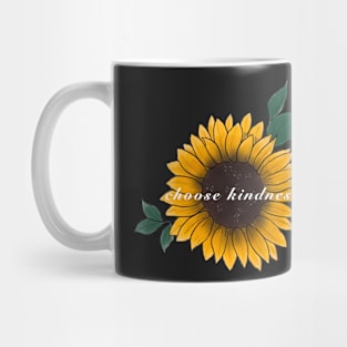 Choose Kindness Sunflower Mug